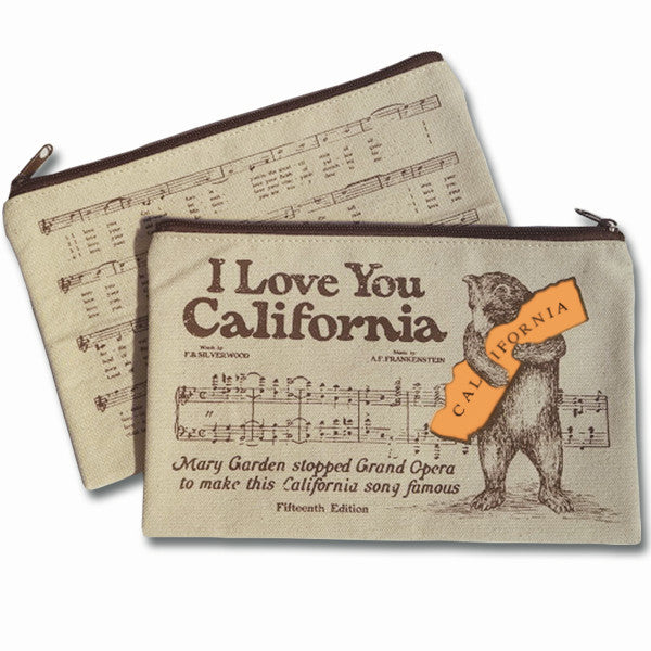 Zipper Pouch - CA Bear Hug