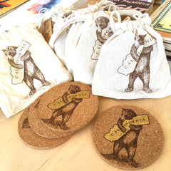 Coasters - CA Bear Hug