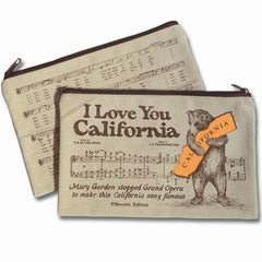 Zipper Pouch - CA Bear Hug