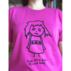 T-Shirt - Some Bitch Stole My Lunch Money, Berry