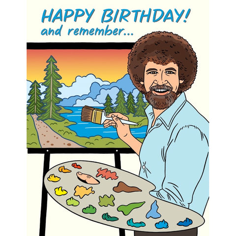 Card - Bob Ross Birthday