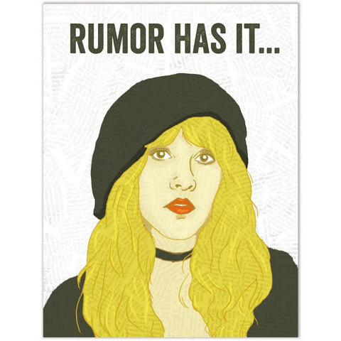 Card - Stevie Nicks, Rumor Has It