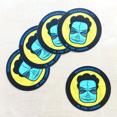 Sticker - Jeff Claassen, Responsibility Is For Losers