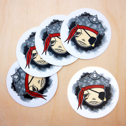 Sticker - Jeff Claassen, Sketchy Pirate