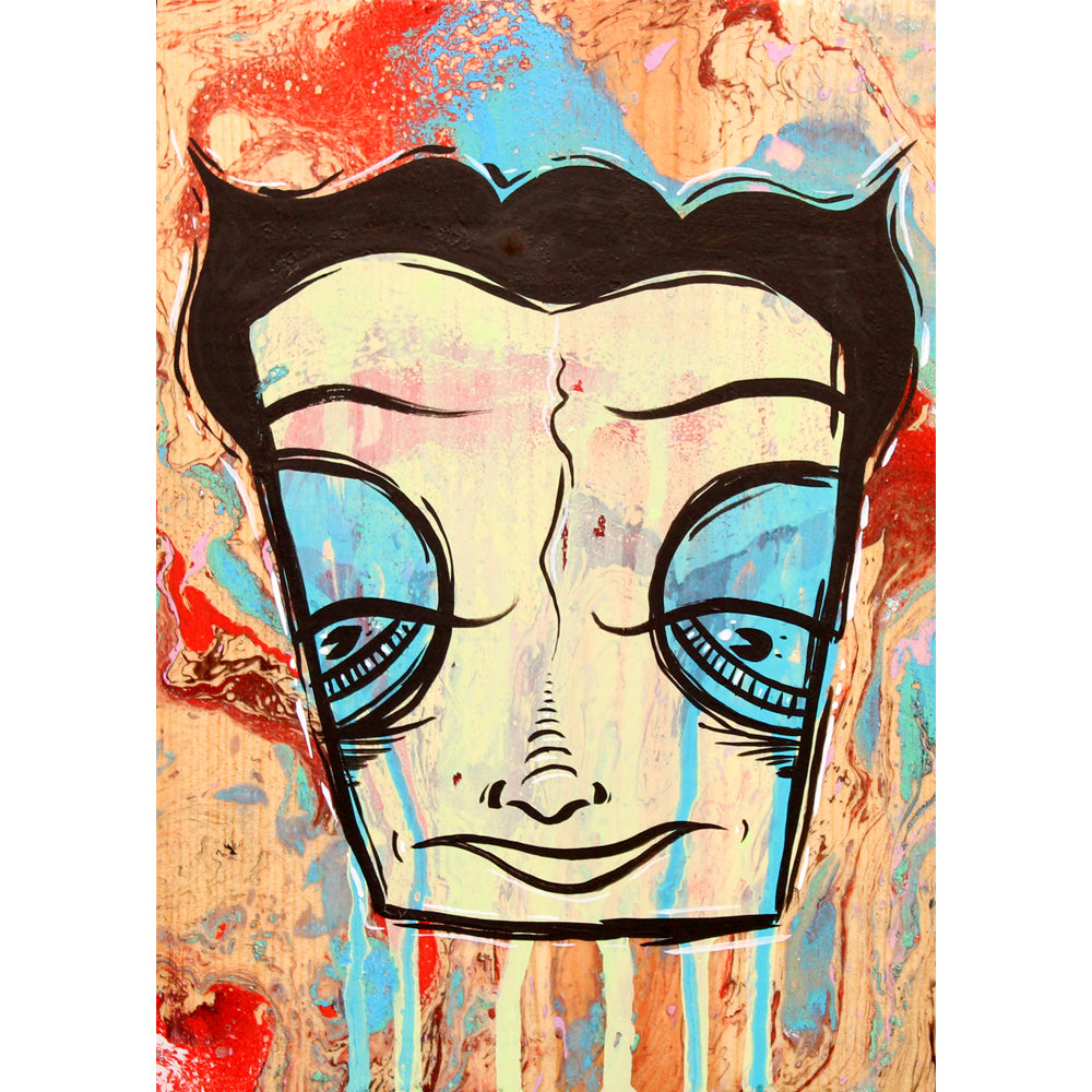 Jeff Claassen - Where Them Girls At, Lmt Ed On Wood, 5" x 7"